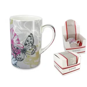 Kubek Carmani 320ml - London Butterfly Dream Szary